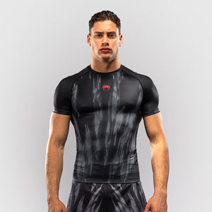 Rashguard Venum Demon maniche corte Nero-grigio-Combat Arena