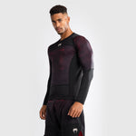 Rashguard Venum G-Fit Air maniche lunghe Nero-rosso