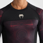 Rashguard Venum G-Fit Air maniche lunghe Nero-rosso