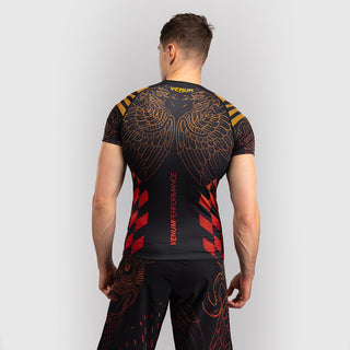 Rashguard Venum Quetzal Fury maniche corte Nero-rosso