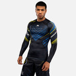Rashguard Venum Tekken 8 King maniche lunghe Nero-giallo-Combat Arena