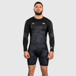 Rashguard Venum x Chimaev Wild Borz maniche lunghe Nero-Combat Arena
