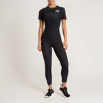 Rashguard donna Leone MMA Cage AB979 Grigio scuro-Combat Arena