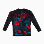 Rashguard Half Sumo Black Mamba Neon maniche lunghe