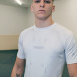 Rashguard Manto Shield maniche corte Bianco