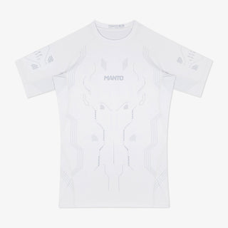 Rashguard Manto Shield maniche corte Bianco