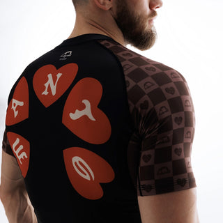 Rashguard Manto Tuff Luv maniche corte nero