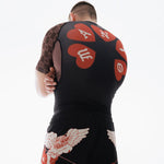 Rashguard Manto Tuff Luv maniche corte nero