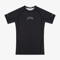 Rashguard Manto Varsity maniche corte Nero-Combat Arena