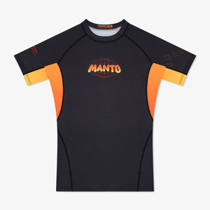 Rashguard Manto Warsaw To Tokyo maniche corte Nero