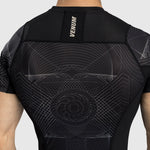 Rashguard Venum G-Fit Air maniche corte Nero-sabbia