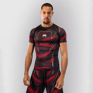 Rashguard Venum Matupa maniche corte Nero-rosso