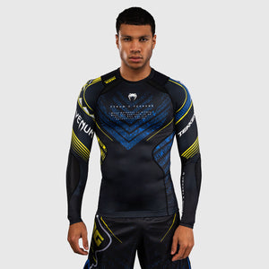 Rashguard Venum Tekken 8 King maniche lunghe Nero-giallo
