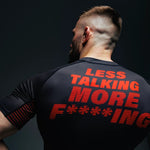 Rashguard Manto Fighting maniche corte Nero