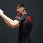 Rashguard Manto Fighting maniche corte Nero