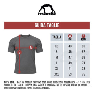 Rashguard Manto Tuff Luv maniche corte nero