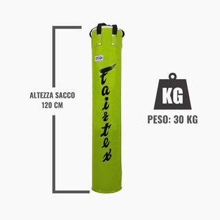 Sacco Fairtex HB5 Verde 30 kg 120 cm Pieno-Combat Arena