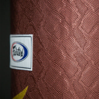 Sacco Fairtex HB6 Python Print Rosso 40 kg 180 cm Pieno-Combat Arena