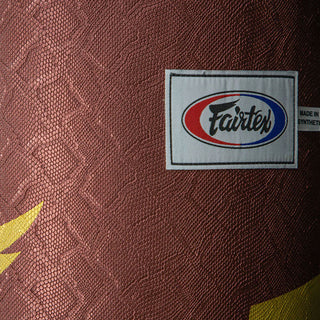 Sacco Fairtex HB6 Python Print Rosso 40 kg 180 cm Pieno-Combat Arena