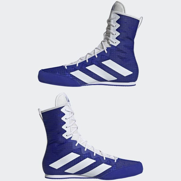 Stivaletti da Boxe Adidas Box Hog 4 Blu bianco CombatArena