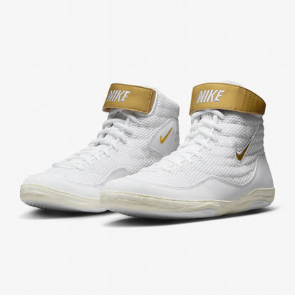 Scarpe da Lotta-Wrestling Nike Inflict Bianco-Oro