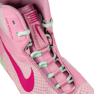 Scarpe da Lotta-Wrestling Nike Tawa Rosa-verde-Combat Arena