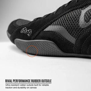 Scarpe da boxe RSX-Guerrero 03 High-Top Nero-Combat Arena