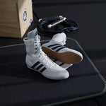 Scarpe da Boxe Adidas Box Hog 2 Bianco-nero