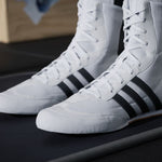 Scarpe da Boxe Adidas Box Hog 2 Bianco-nero