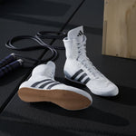 Scarpe da Boxe Adidas Box Hog 2 Bianco-nero