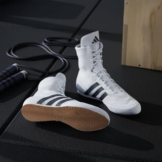 Scarpe da Boxe Adidas Box Hog 2 Bianco-nero