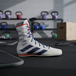 Scarpe da Boxe Adidas Box Hog 4 Bianco-blu