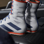 Scarpe da Boxe Adidas Box Hog 4 Bianco-blu