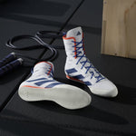 Scarpe da Boxe Adidas Box Hog 4 Bianco-blu