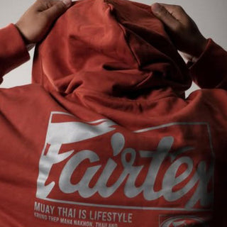 Felpa Fairtex FHS22 con cappuccio Arancione