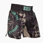 Pantaloncini MMA Pride or Die Only The Strong-Combat Arena