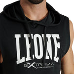 Smanicato con cappuccio Leone Logo ABX120 Nero
