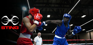 Caschetto Sting Competition Approved World Boxing Blu