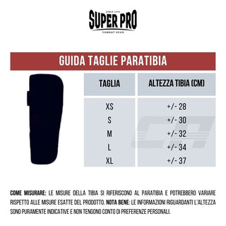 Paratibia Super Pro Protector con parapiedi
