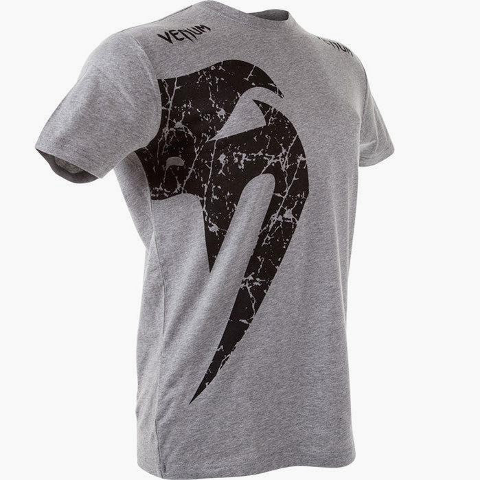 T-Shirt in Cotone Venum Giant Grigio-Nero