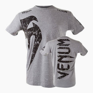 T-Shirt in Cotone Venum Giant Grigio-Nero