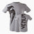 T-Shirt in Cotone Venum Giant Grigio-Nero