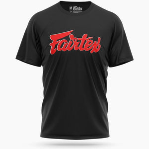 T-shirt Fairtex Team TST177 Nero-rosso