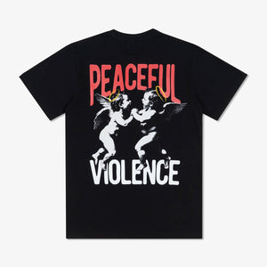 T-shirt Manto Angels Nero-Combat Arena