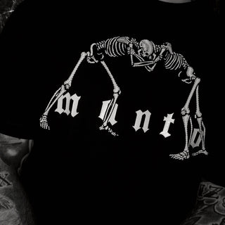 T-shirt Manto Bones Nero-Combat Arena