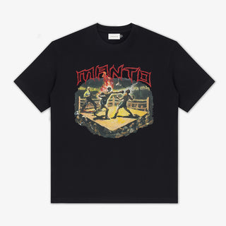 T-shirt Manto Ghost Fighter Nero-Combat Arena