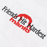 T-shirt Manto Nothing Personal Bianco-Combat Arena