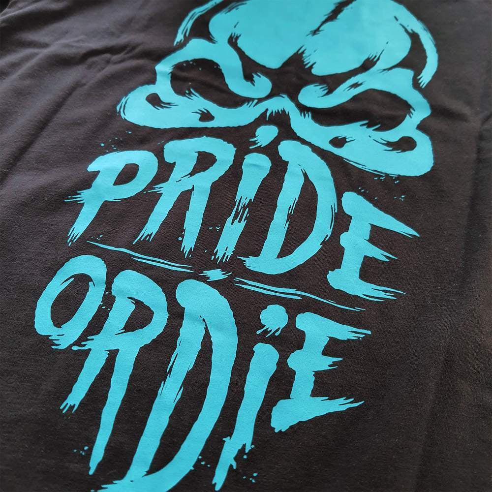 T-shirt Pride or Die Reckless Splattered