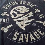 T-shirt Pride or Die Savage