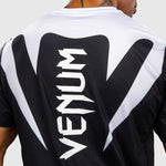 T-shirt Venum Attack 90 Dry Tech Nero-bianco-Combat Arena